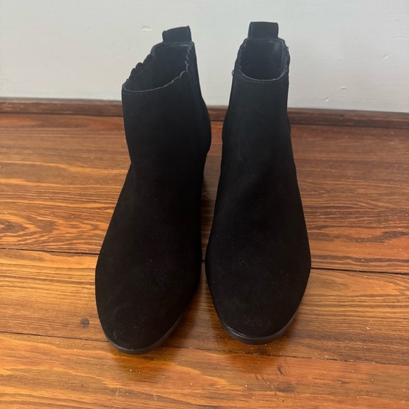 NEW Jack Rogers Black Liddy Suede Booties Size 8.5 New without Box - Picture 5 of 7